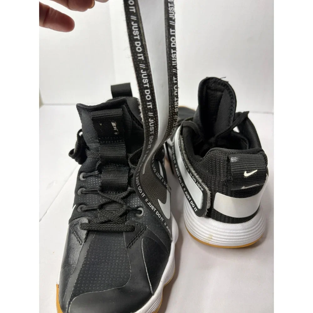 Nike React‎ Hyperset Black White Gum Kids Volleyball Shoes CI2955-010 Size 5.5Y